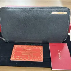 新品同様‼️ カルティエ　サントス　財布　長財布　ラウンドファスナーのサムネイル