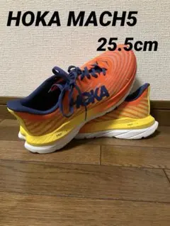 HOKA MACH5 HOKA ランニングシューズ　オレンジ　イエロー　25.5