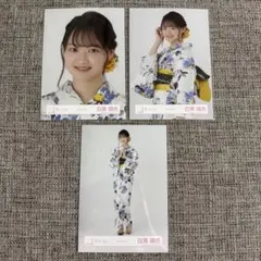 櫻坂46 生写真 2025年 浴衣 目黒陽色 セミコンプ