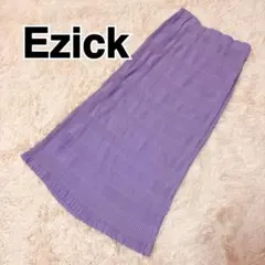Ezick エジック プリーツタイトスカート ラベンダー パープルのサムネイル
