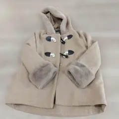 COMME CA ISM ベージュ ダッフルコート 130A