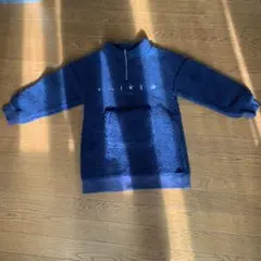 x-girl フリースジャケット 140 ネイビー