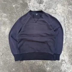 y2k 00s olduniqlo フェード 短丈トレーナー archive M