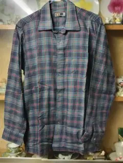 ヴィンテージ　DAKS　ワイシャツ　Lサイズのサムネイル