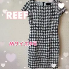 セレモニー結婚式お呼ばれパーティーワンピース千鳥格子柄