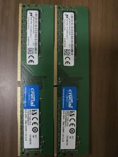 Crucial DDR4-2666 8GB メモリー 2枚セット - メルカリ