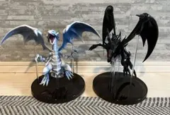 遊戯王 真紅眼の黒竜 青眼の白龍 フィギュア おまけ付き