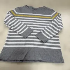 UNIQLO 長袖カットソー 110cm ストライプ