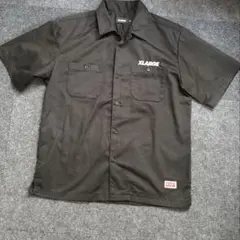 XLARGE ワークシャツ 半袖 ブラックのサムネイル