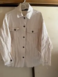 ZARA アイボリー コーデュロイジャケット XS