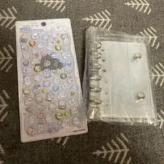 ジュエルプチドロップ　ボンボンドロップシール　シール帳　クリア　6穴　リフィル