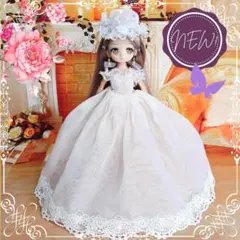 リカちゃんサイズ　ナイトドレス　ドールドレス　ルームウェア　22㎝ドールのサムネイル