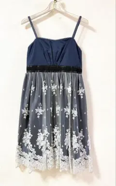 axes femmeラメ刺繍チュールドレス　ワンピース　オケージョン　バレエコア