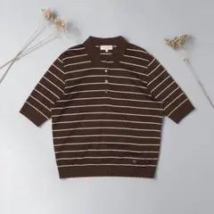 クリーニング済】Todayful Border Polo Tops - メルカリ
