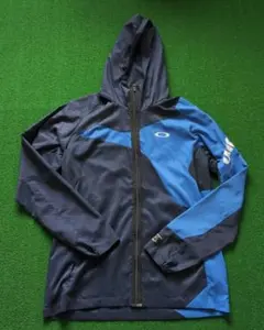 Oakley フード付きジャンパー　ネイビー/ブルーXXL