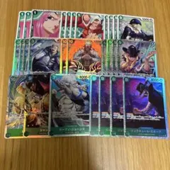 緑ボニー　デッキパーツ　ミホーク　シャンクス　ロー　たしぎ　キャベンディッシュ