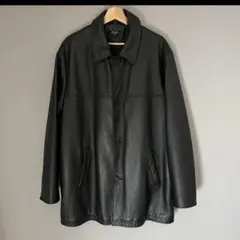 美中古 BEAMS レザー カーコート OVY 羊革 オーバーサイズ ANK 美中古 BEAMS レザー カーコート OVY 羊革 オーバーサイズ ANK