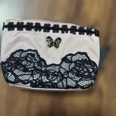 ANNA SUI レース　ポーチ ピンク　　新品