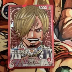 ★【ワンピースカード】 サンジL リーダーパラレル PRB01-001