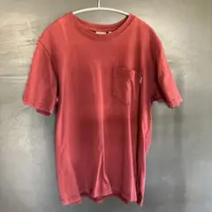 Carhartt ◆赤 Tシャツ Mサイズ ポケット付き