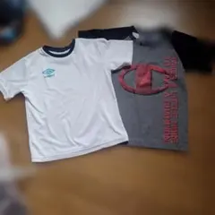 Umbro & Champion 半袖シャツ 2枚セット サッカーのサムネイル