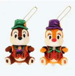 ディズニー ぬいぐるみバッジ チップとデール ハロウィン