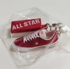 コンバース　ワンスター　めじるしアクセサリー　レッド