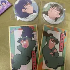 忍たま乱太郎 缶バッジ 花札 七松小平太 中在家長次