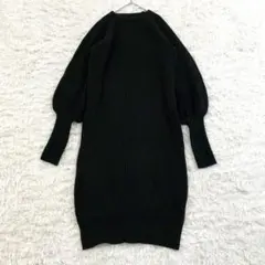 AUNT MARIE'S アントマリーズ ニットワンピース ボリュームスリーブ