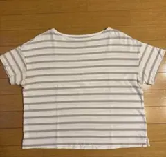 MUJI 無印良品　半袖　ボーダー　Tシャツ　カットソー