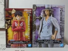 ワンピース ルフィ&ロブルッチ フィギュア2体セット☆