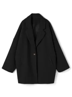 GRL グレイル ルーズテーラードコート F ブラック 黒