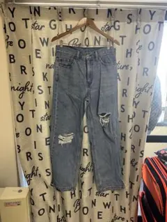 LEVI'S 578 ダメージデニム W30 L32