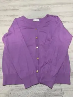 【INED】パープル カーディガン