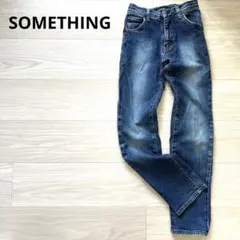.⭐️SOMETHING⭐️スキニージーンズ　130cm デニム　ジーパン　子供　青
