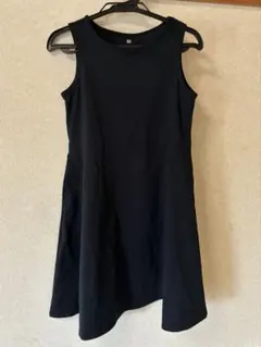 UNIQLO ワンピース 140 ストレッチ ユニクロ ブラック