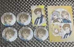 ART OF NIJISANJI 缶バッジ　伏見ガク　アニメイト特典、チェキ