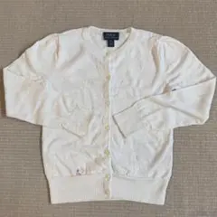 Polo Ralph Lauren ホワイトカーディガン 6X