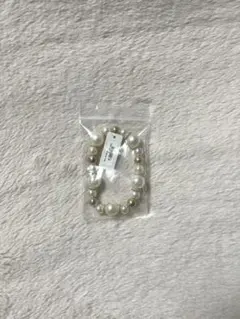 ゴールドとホワイトパールのブレスレット