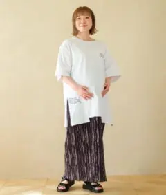 LEPSIM　産前産後対応　マタニティプリーツスカートのサムネイル