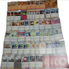 リザードンex ブレインウィング　デッキパーツ　まとめ売り　61枚セット