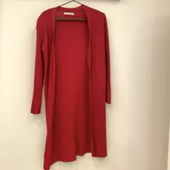 PINKY&DIANNE 赤 カーディガン 38
