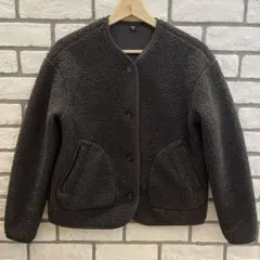 UNIQLO フリースノーカラージャケット