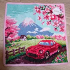 【FEILER】富士山 桜 タオルハンカチ