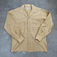 60s TOWNCRAFT Penney's オープンカラーシャツ L 好配色 - メルカリ