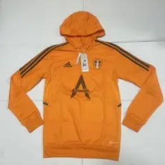 adidas リーズユナイテッド フード付きハーフジップ 長袖トレーニングウェア
