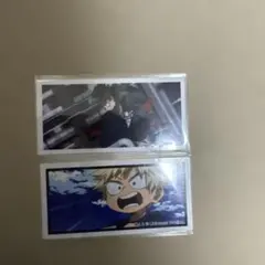 僕のヒーローアカデミアUSJ コレクタブルキーチェーン　ミニカード 緑谷&爆豪