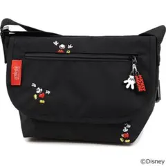 マンハッタンポーテージ メッセンジャーバッグ　ディズニー ミッキー 黒