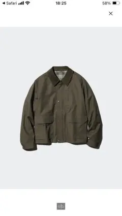 ユニクロ　ユーティリティショートブルゾン