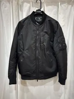 UNIQLO ユニクロ＋J ハイブリッドダウンオーバーサイズMA−1 黒 L